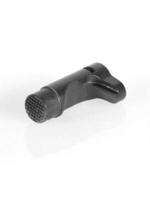 EGW HD Standard Self 1911 Mag Catch - Barstock - Checkered - Blued