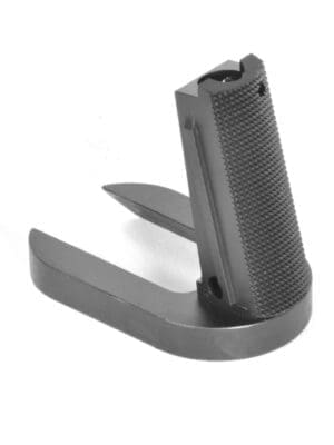 1911 Mainspring Housing / Magwell Combo - 25 LPI - Officer - Blued