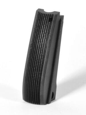 EGW 1911 Mainspring Housing - Serrated - Arched - Blue