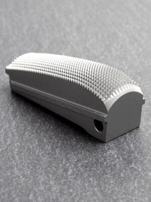 EGW 1911 Mainspring Housing Arched Checkered - Stainless Steel