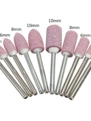 Mounted Stone Set - 180 Grit - 10 Piece