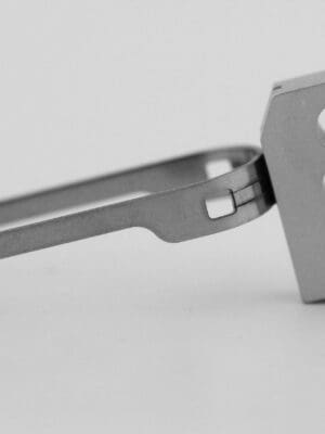 1911 Trigger Curved - Long - 3 Hole - Silver