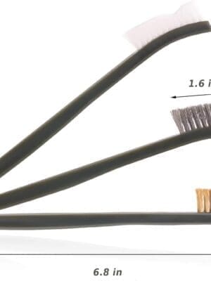 40 Pack All Purpose Cleaning Bush with Plastic Handle ( Copper, Brass, Stainless Steel and Nylon)