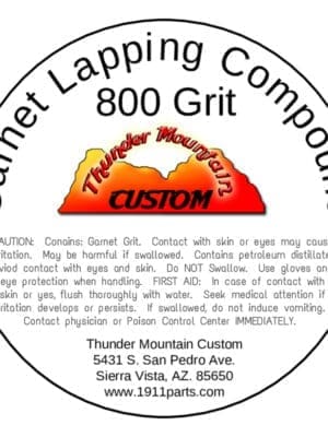 Garnet Lapping Compound - 800 Grit - GK7