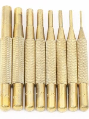 8 Piece Brass Punch Set