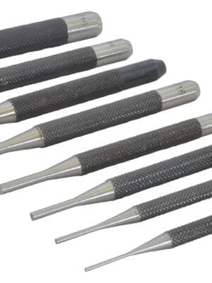 Gunsmith 8 Piece Short Drive Steel Punch Set