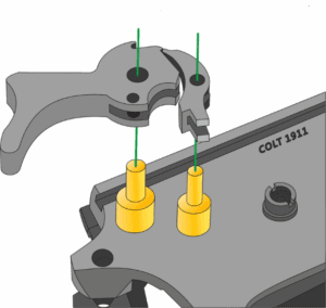 1911 Hammer/Sear external inspection pin