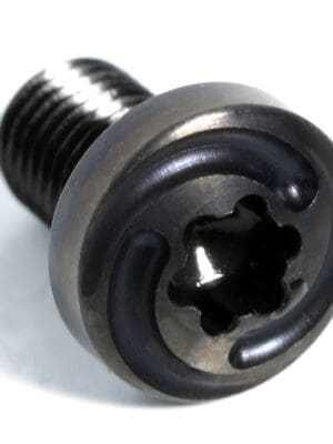 Spiral grip screw - black